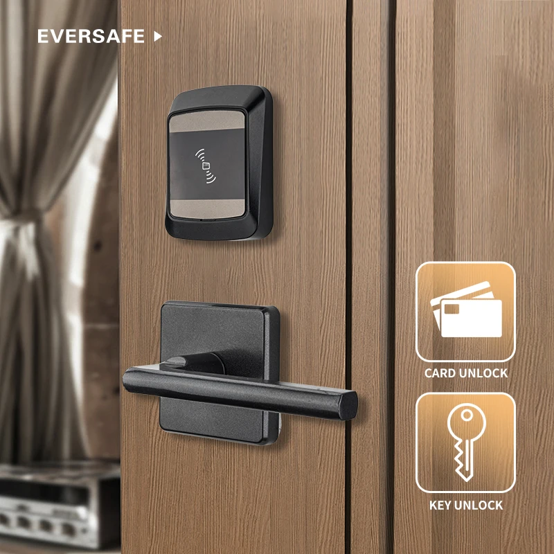 ホテル客室用スマートドア、RFIDホテルオープン自動システム、インテリジェント自動ロック