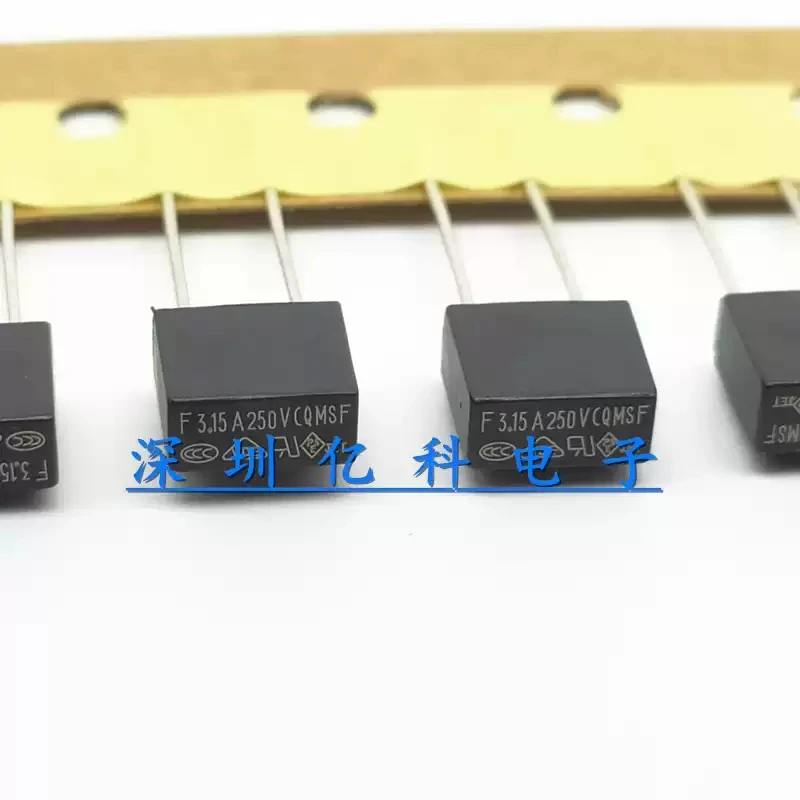 MSF 3.15A 250V power CQ square fuse tube F3.15A safety CQMSF fast melting 8 * 8 * 4mm