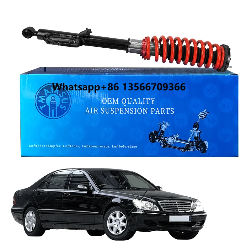 

Air Suspension Air Spring to Coil Spring Kit With Ads and Adjustable for S Class W220 Air Suspension Shock Absorber