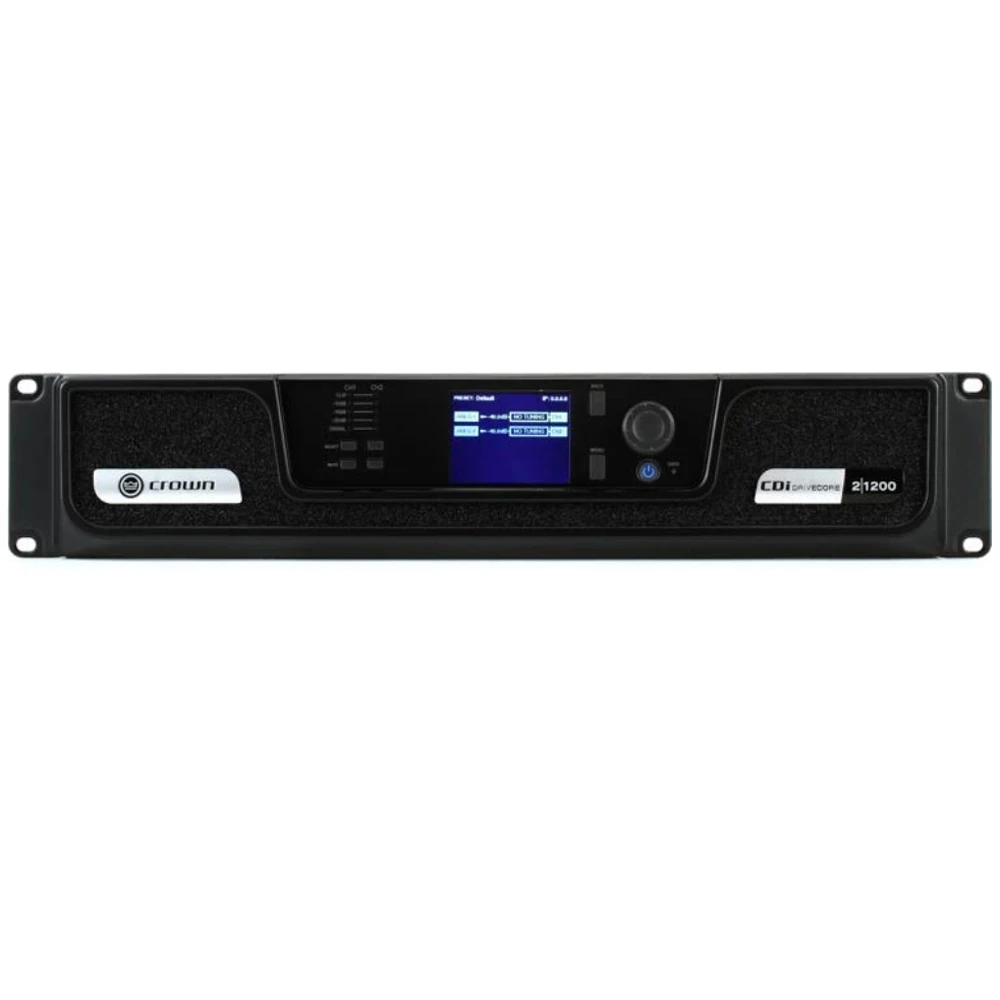 AMPLIFICADOR DE POTENCIA Crown CDi2-1200 con tecnología DriveCore, Control y monitoreo de red, salida directa de 70/100V RMS y DSP