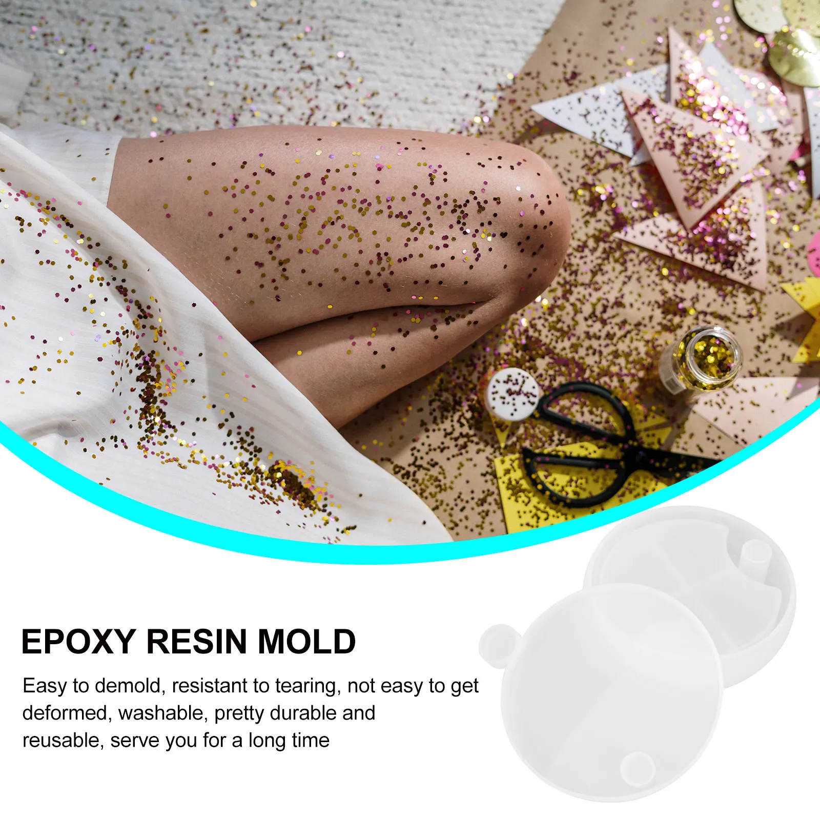 

6 шт. силиконовые формы «сделай сам» эпоксидная смола аксессуары для рукоделия гибкие прочные многоразовые формы для орнаментов ручной работы легко снимаются небольшой размер