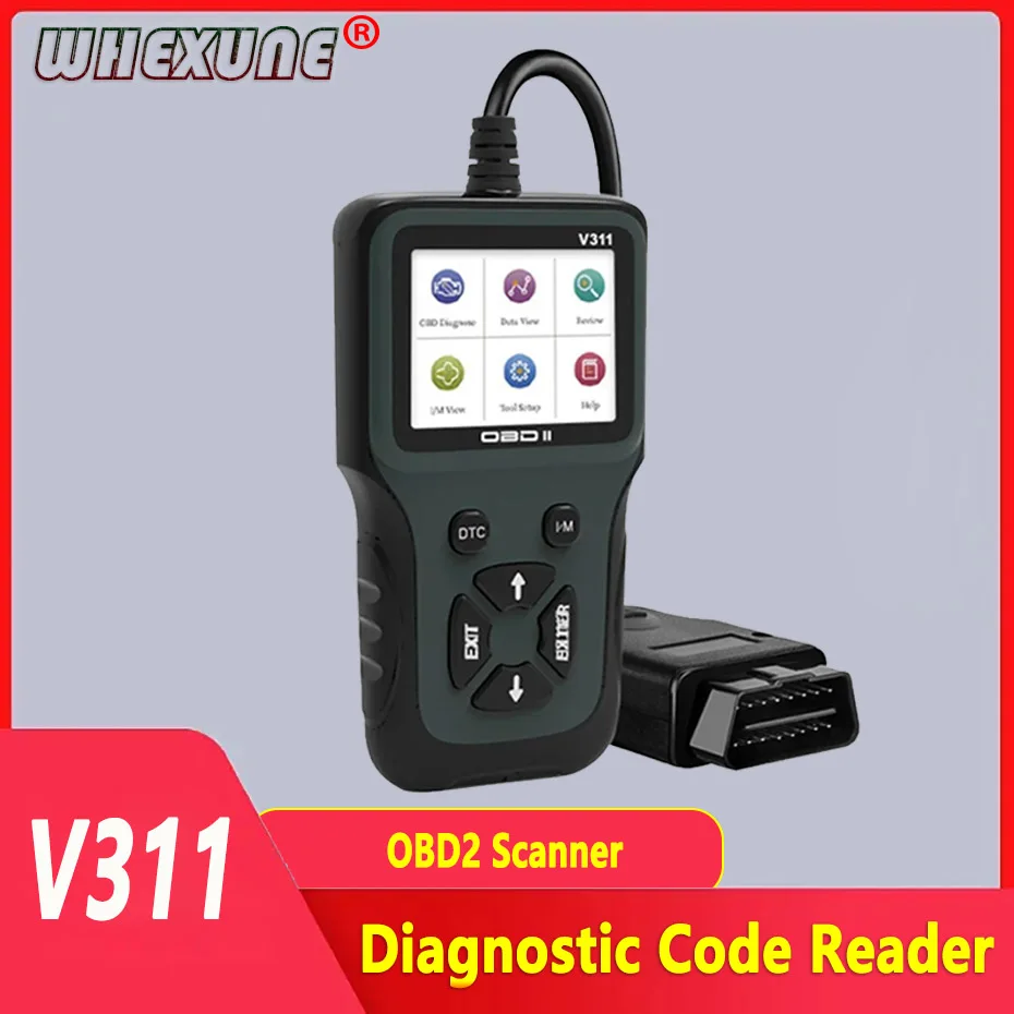 

Engine Fault Code Reader Scan Tools V311 OBD2 Universal Car Diangostic Scanner Automobile Fault Detector