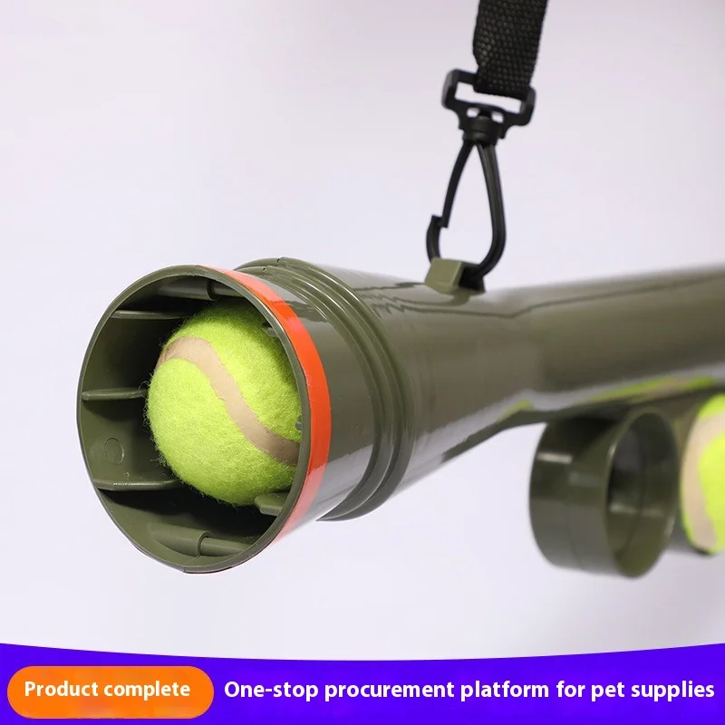 Hot Selling Pet Dog Toy Serving Gun Training Dog Throwing Ball Launcher Pet Outdoor Tennis Shooting Interactive Puzzle Toy