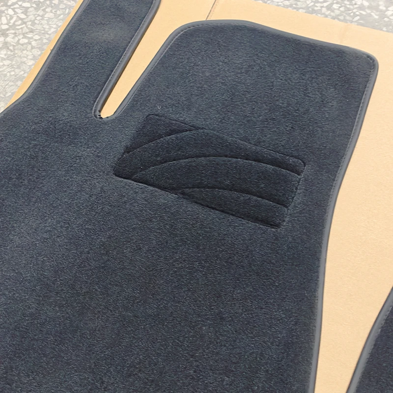 Geeignet für Tesla 2021-2023 Model 3 Wildleder-Fußmatten (Dick) Auto-Fußmatten – Detail 4
