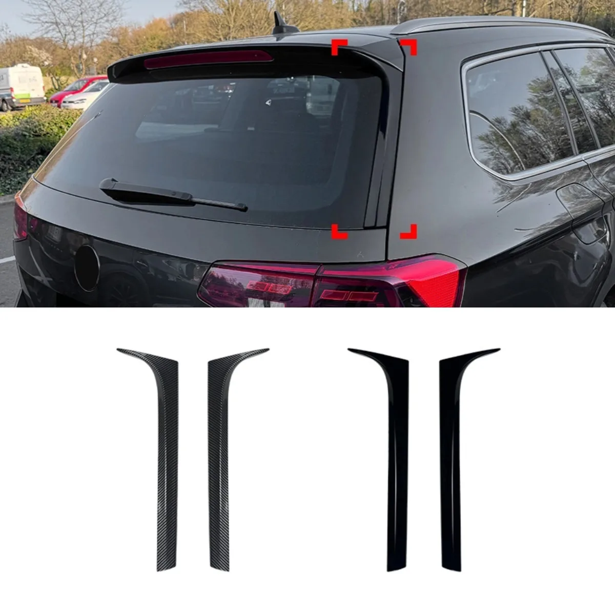 

Задний спойлер автомобиля, спойлер на крышу, крыло на крышу, спойлер на багажник, крыло для Volkswagen Passat B8 B8.5, комплект кузова, автомобильные аксессуары