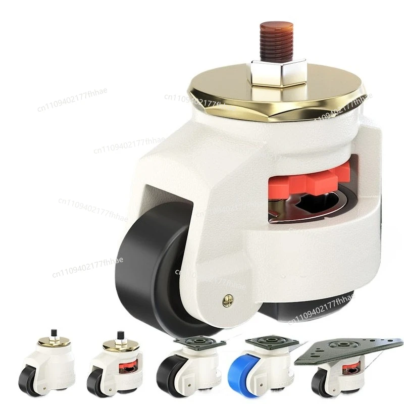 Horizontal Adjustment Gd406080100f Aluminum Profile Universal Wheel Triangle Plate Load-bearing Caster Supports Heavy-duty Wheel