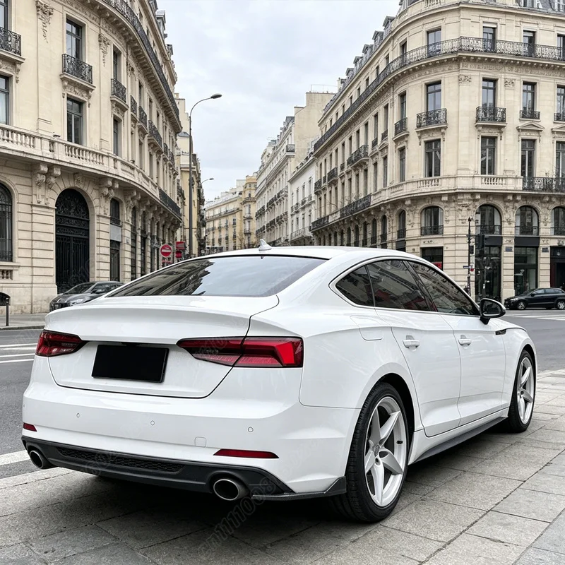 For Audi A5 F5 Early Sline 2016 2017 2018 2019 Car Two Door Four Door Universal Rear Bumper Diffuser Body Modification Kit - view 4