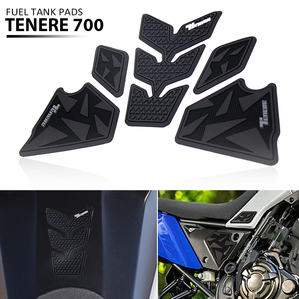 For YAMAHA Tenere 700 TENERE 700 World Raid Motorcycle Accessories Tank Pad Fuel Tank Pad Waterproof Pad 3M Decal Stickers