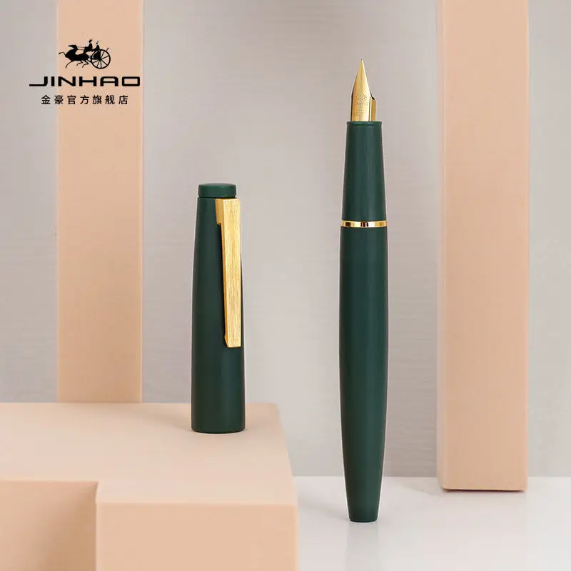 New Jinhao 80 Fountain Pen Fiber Ink Pen 0.3mm Nib Converter Filler Kawaii Pen Business Office School Supplies Pens New