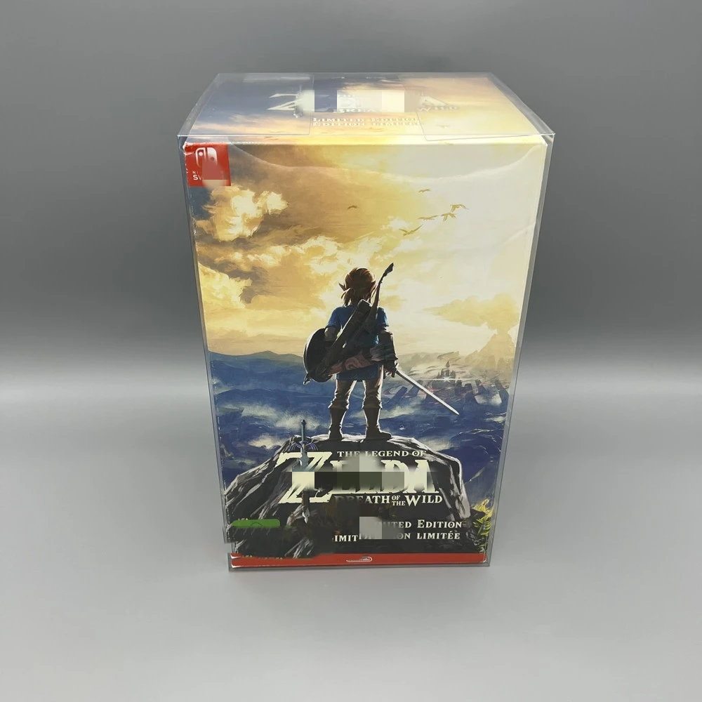 Transparent Box Protector For The Legend of Zelda: Breath of the Wild/Master Sword/Nintendo Switch/NS Collect Boxes Display Case