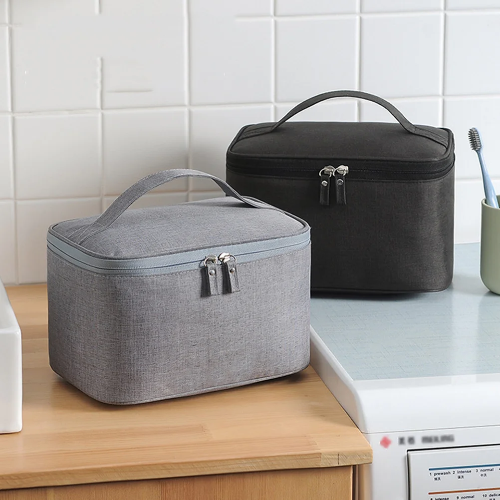 Waterproof Organizer Bag Compact Travel Toiletries Pouch For Makeup Lipstick Toothbrush Facial Cleanser Gym Camping