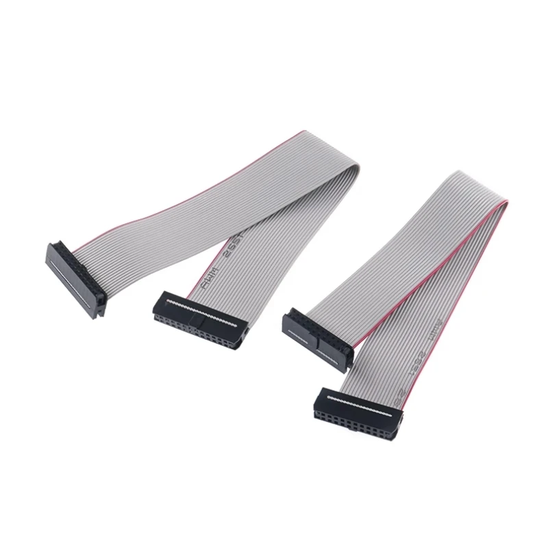 1pcs 2.0mm Pitch FC 6/8/10/12/14/16/18/20/24/26/30/34/40/44/50 Pin Gray Flat Ribbon Data Cable 10-50cm For DC3 IDC Male Header