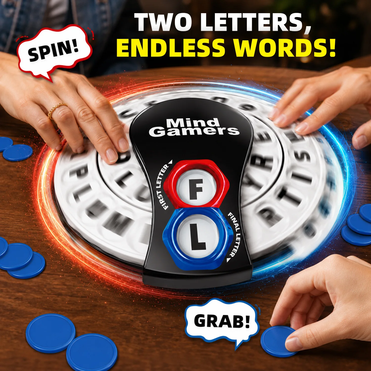 Spin Quick Response Word Game  - đánh giá và giá Board Game Quick