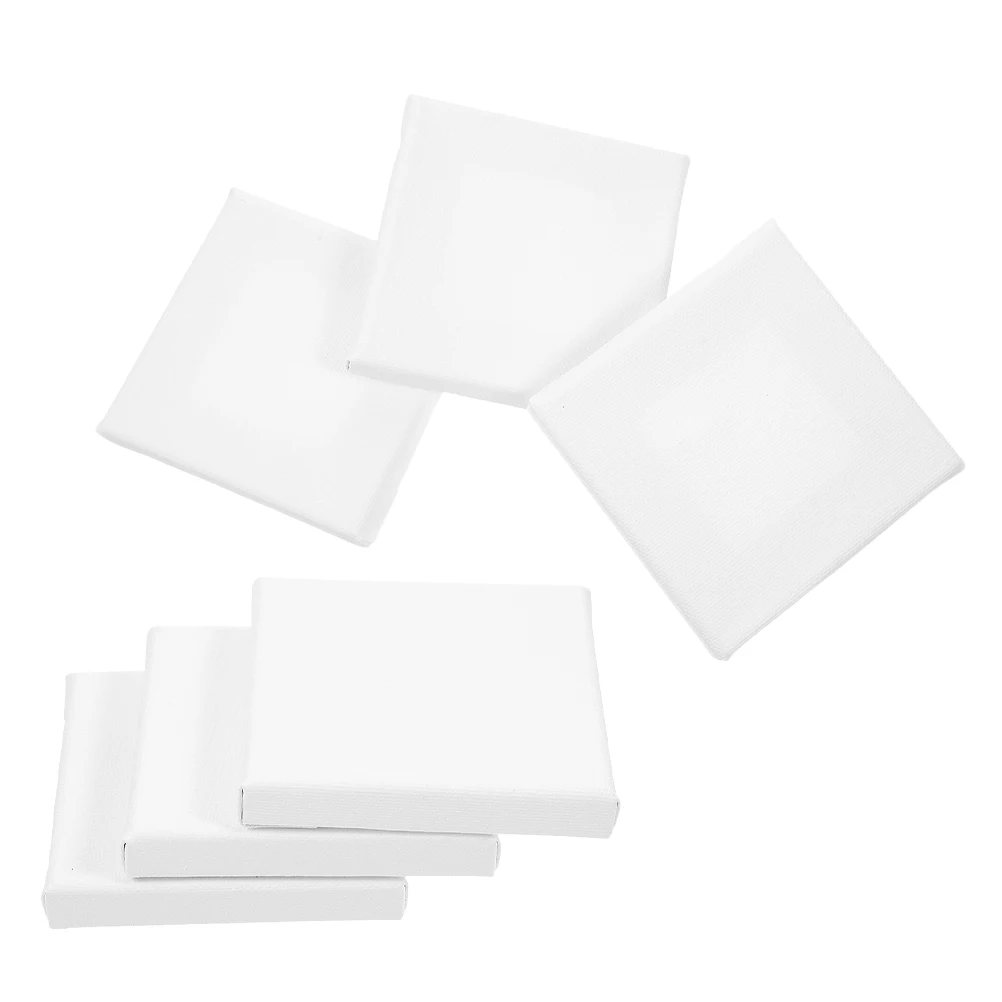 6 Pcs Oil Painting Frame Easel Canvas Boards for Framed Blank Canvases Graffiti