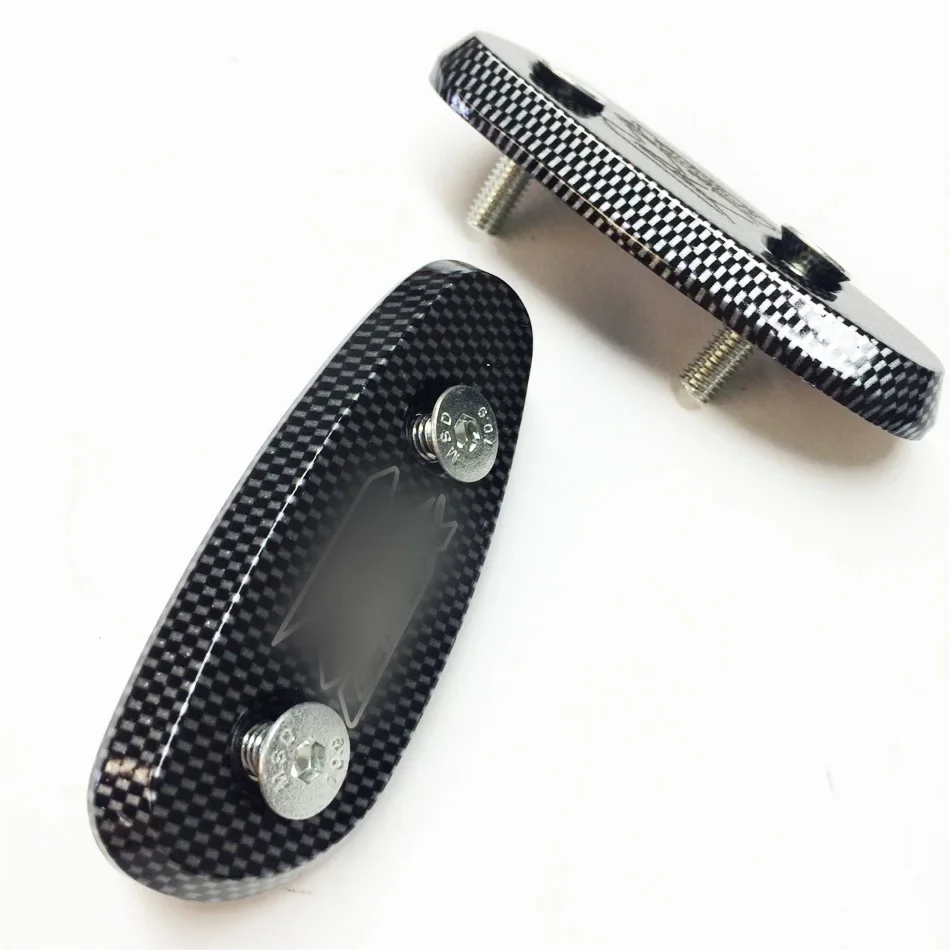 Motorcycle Parts Mirror Block Off Base Plate for Suzuki GSXR 600 750 1000 GSX-R 2001-2004 Carbon Fiber