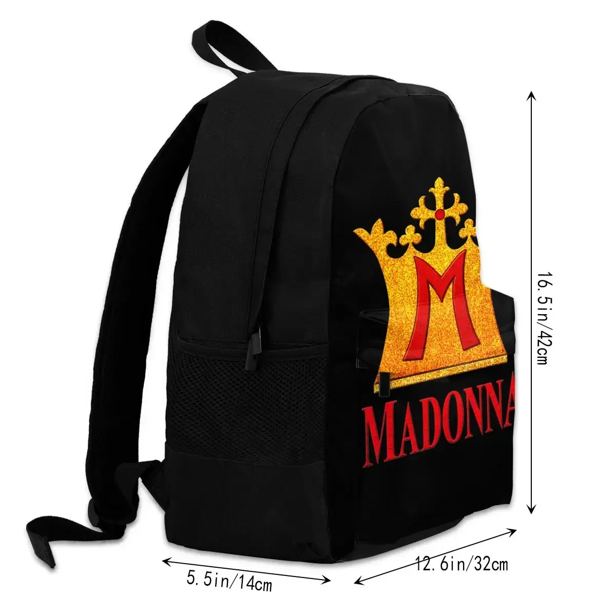 Madonna Blond Ambition Tour 1990 Mochila de gran capacidad Bolsa de gimnasta con tapa blanda de moda multifunción