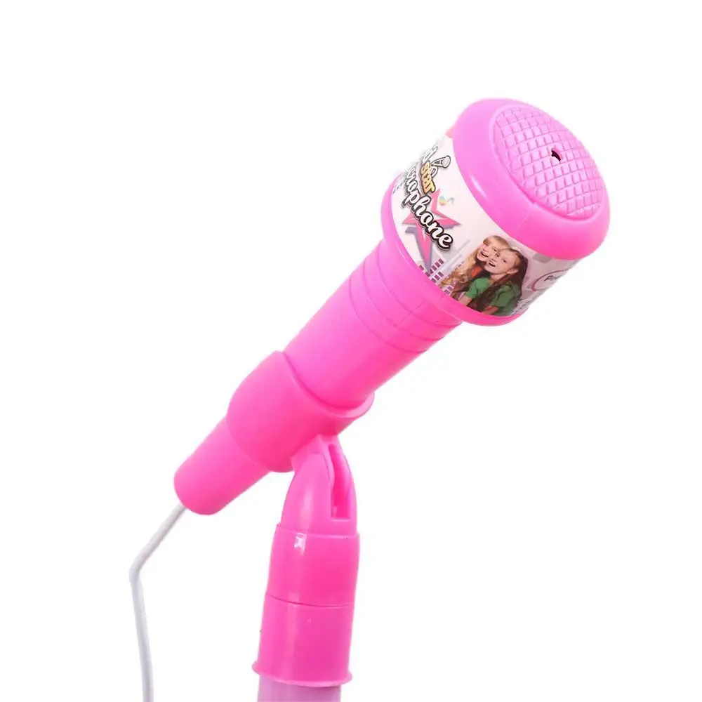 Microphone d'entraînement cérébral avec support, lumière LED, chant pour enfants, jouets musicaux