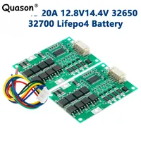 Quason 4S 20A 12.8V14.4V 32650 32700 Lifepo4 Battery Balanced BMS for Electric Boat Uninterrupted Power Supply 12V Car Battery