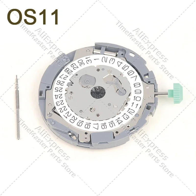 New OS11 caliber quartz electronic movement Date At 3/4 five hands 6.12 small seconds watch repair movement replacement parts