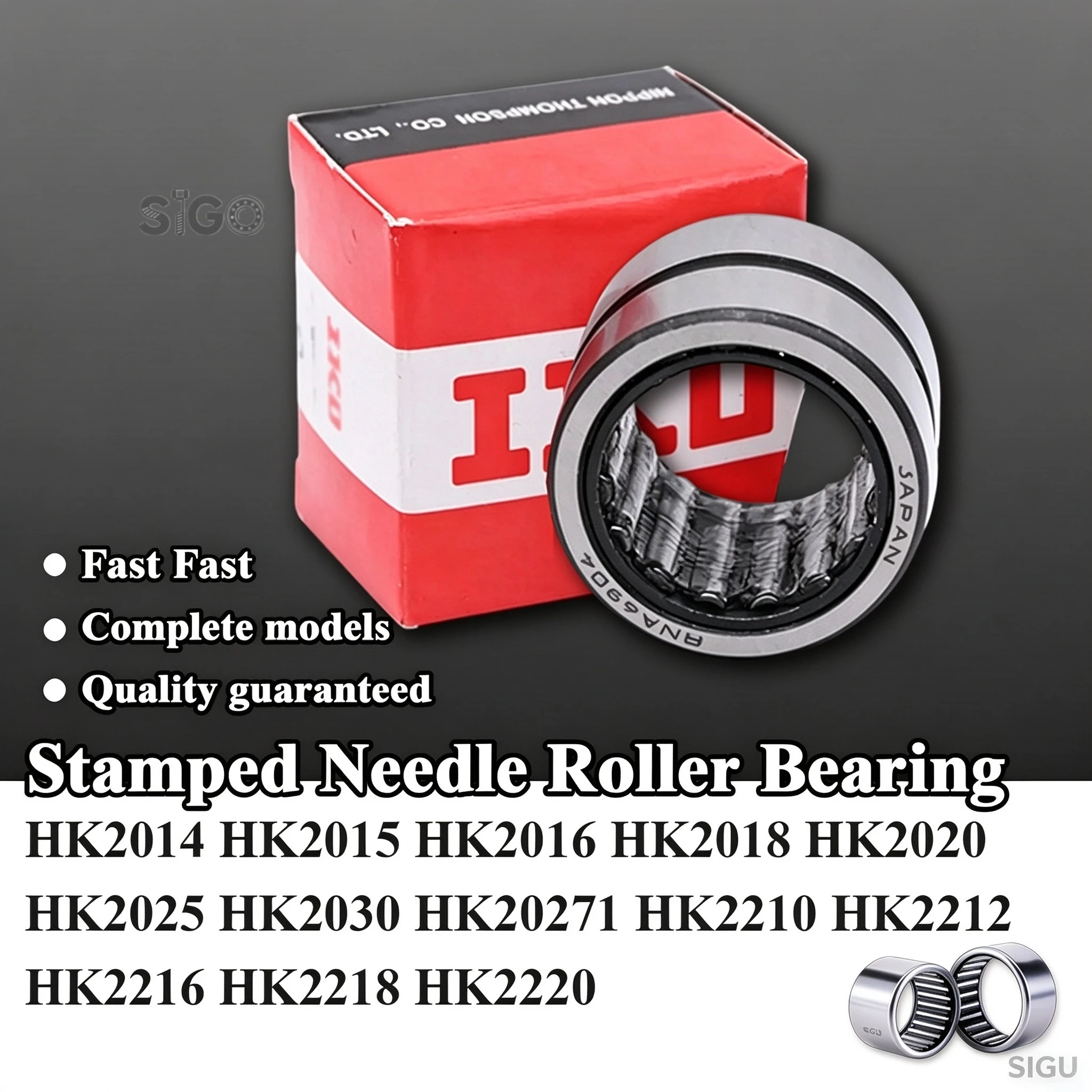 Silent running Made In japan IKO Needle Roller Bearing HK2014 2015 2016 2018 2020 2025 2030 20271 2210 2212 2216 2218 2220
