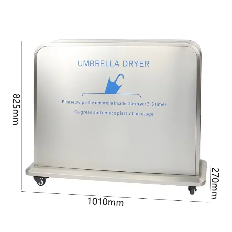 Eco Friendly Umbrella Packaging Machine Customized Dryer Wet Removal Length Automatic Stand for Shopping Mall Hotel Entrance