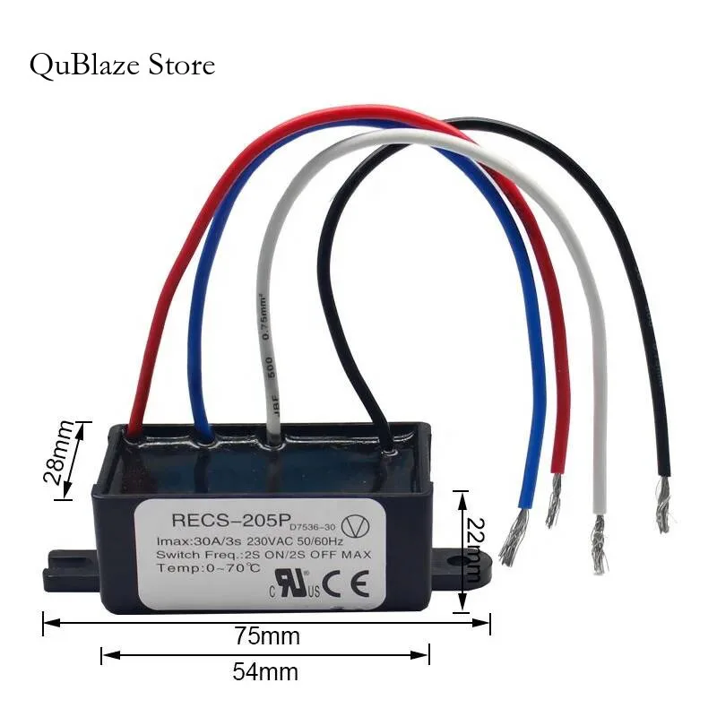 Electronic Centrifugal Switch For Capacitor Start & Run Motors