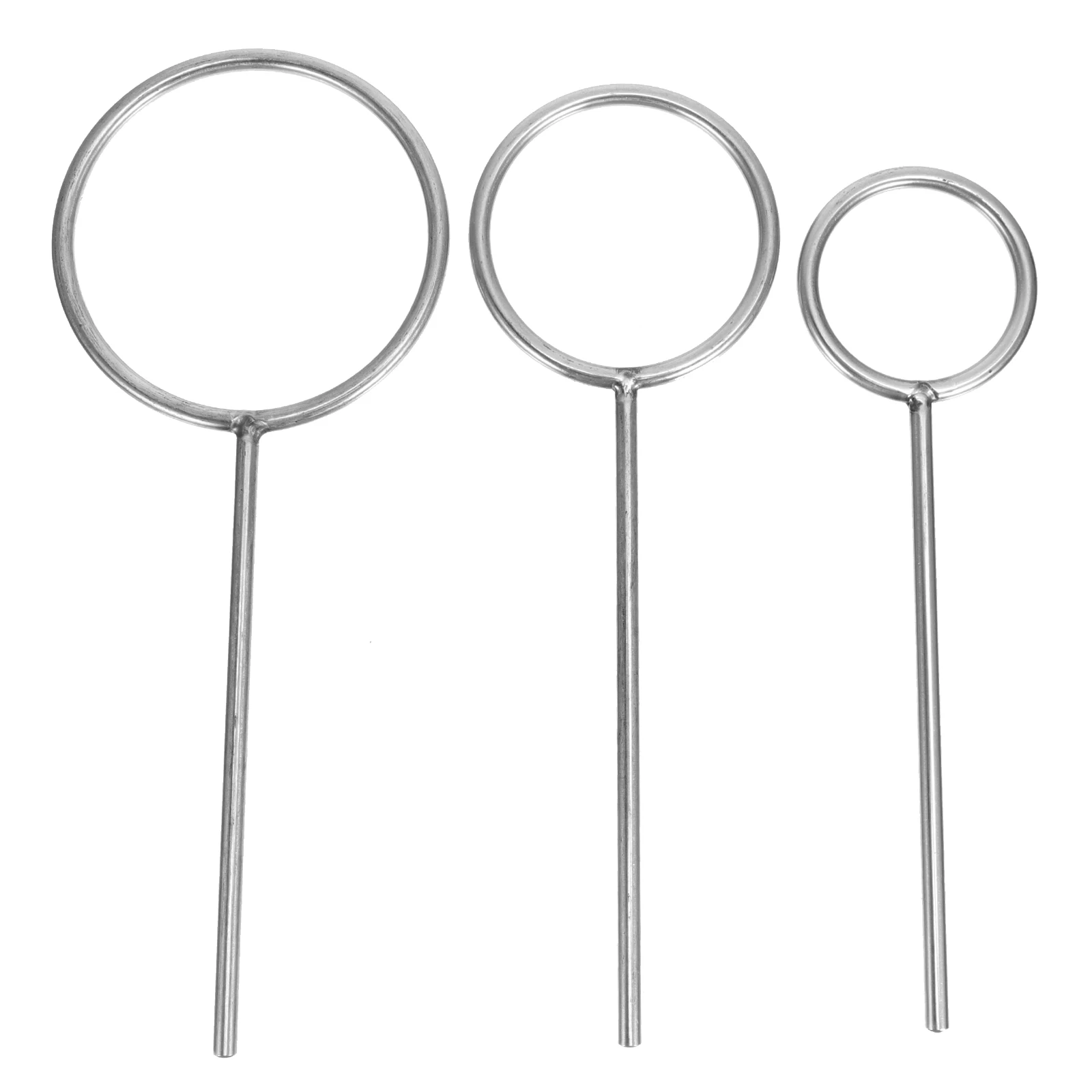 

3pcs Stainless Steel Laboratory Support Acid Alkali Resistant Equipment Precision Crafted Oxidation for Lab