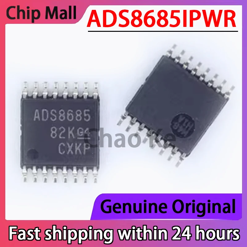 1PCS New Original ADS8685IPWR ADS8685 Package TSSOP16 16 Bit ADC Analog-to-digital Converter in Stock