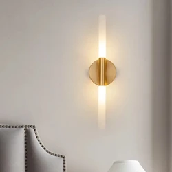 Wall Lamp Minimalist Long Strip Bedroom Bedside Modern Simple Nordic Light Luxury Living Room Decor Hotel Led Wall Lamps Fixture