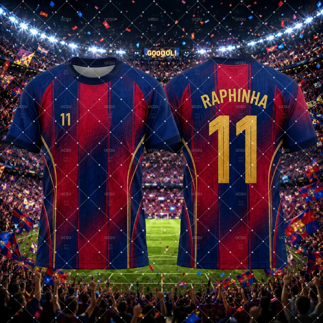 26-27 Spanisches Fußballtrikot Schnelltrocknend Yamal # 10 Pedri # 8 Fußballtrikot Sommer-Sportbekleidung Herren-T-Shirt Kinderbekleidung – Detail 3