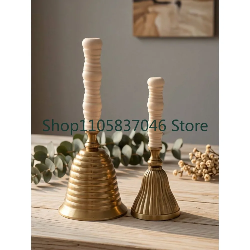 Brass Bell Pendant Coffee Shop Model Room Brass Desktop Decoration Pendant