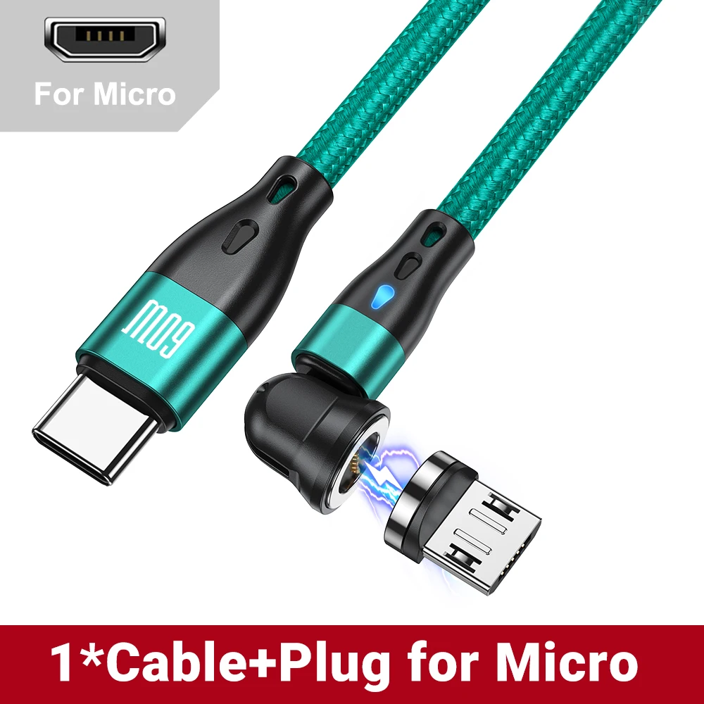 AUFU PD 60W Magnetkabel Typ C auf USB C-Kabel Schnellladung Magnetisches USB-Typ-C-Kabel für iPhone MacBook iPad Xiaomi Samsung