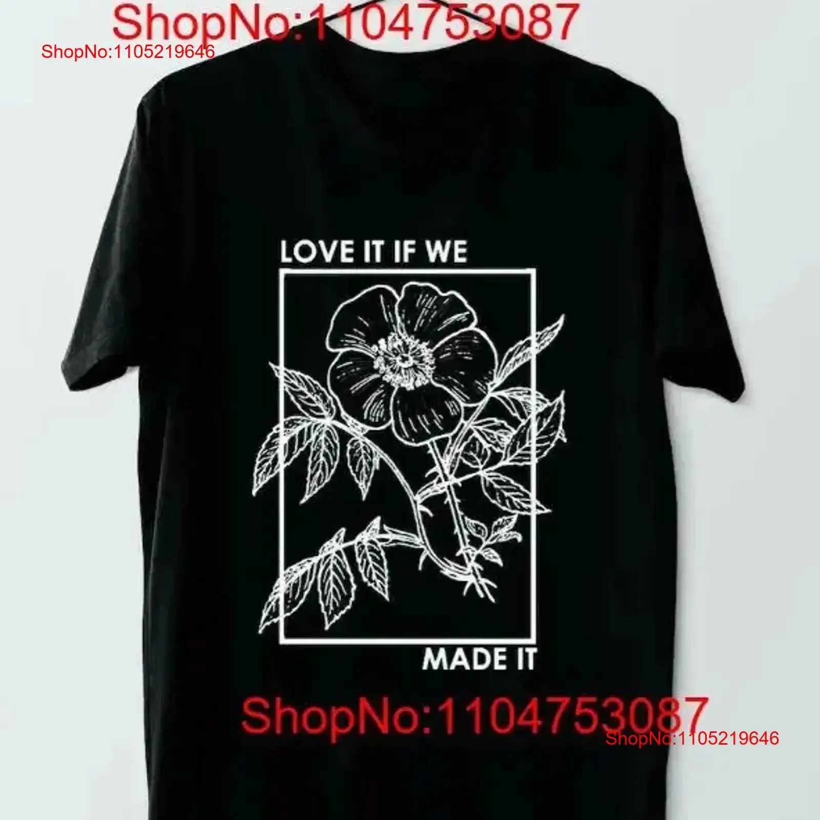 تي شيرت 1975 Band Love It If We Made تي شيرت عتيق مغسول للارتداء اليومي ملابس ناعمة ممتدة كلاسيكية غير رسمية #1