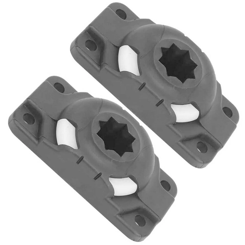 Kayak Rod Mount Base Rod Holder Black Inflatable With Screws ABS Accessories Inflatable Boats Kayak Replacement New