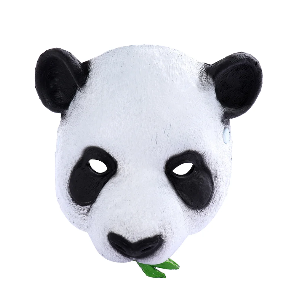 

Halloween Masquerade Mask Stage Performance Prop Big Panda Masks Kids Party Face