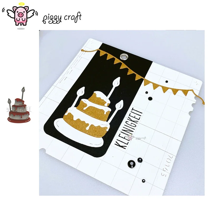 

Металлические вырубные формы Piggy Craft для декора тортов на день рождения, вырубные ножи для скрапбукинга, трафареты для вырезания, штампы для бумаги
