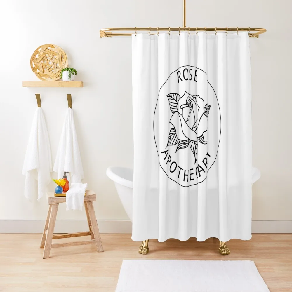 

Rose Apothecary - White Shower Curtain Shower Curtain For Bathroom Window Curtain Shower Curtain For Bathroom Set