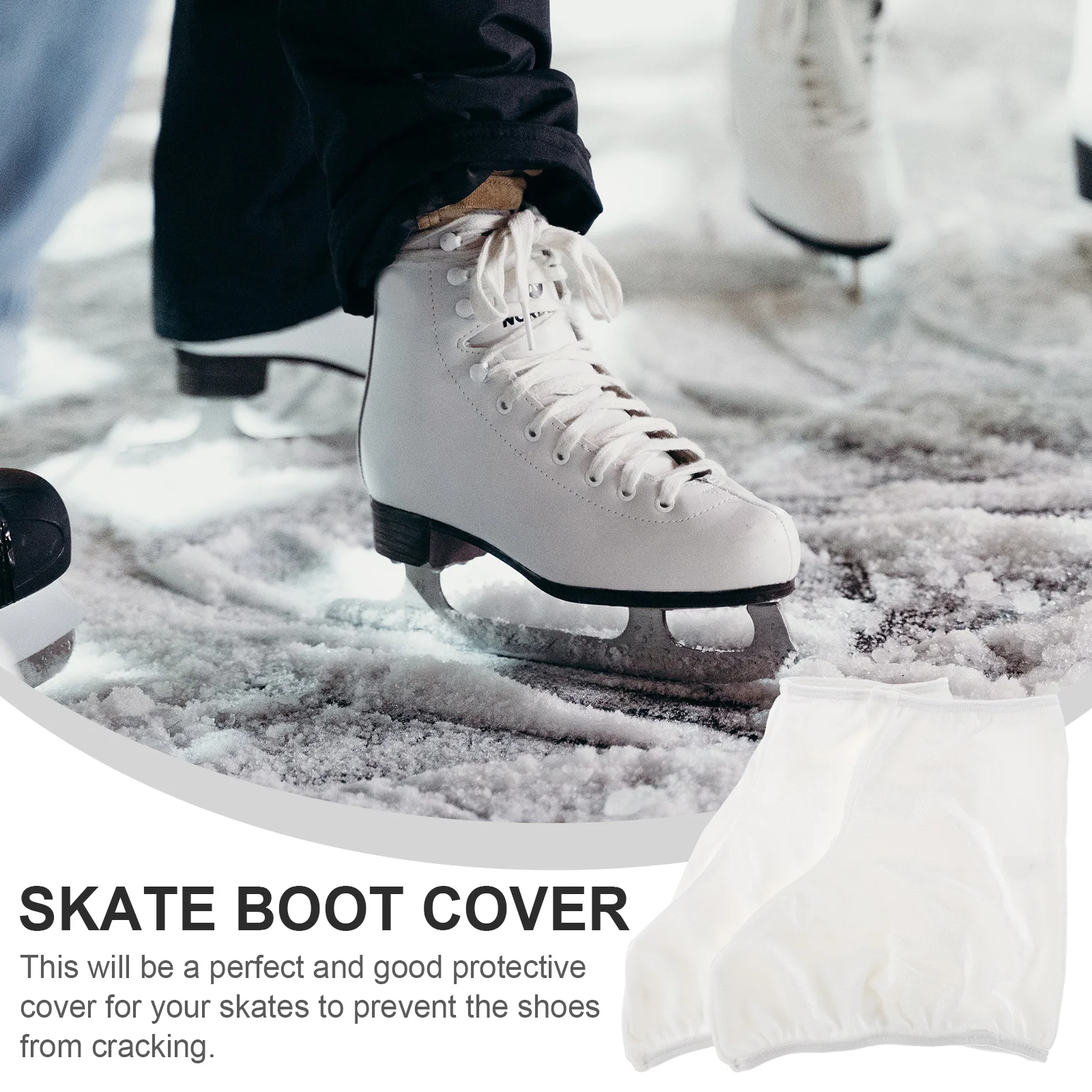 Roller Skating Set Hockey Skate Covers Elastic Shoe Sports Protectors Velvet Boot Accessory