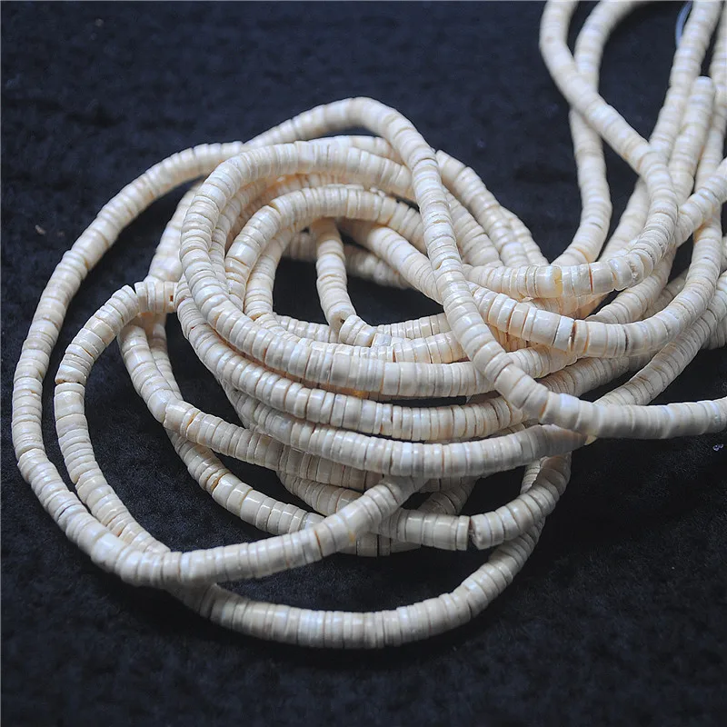 60 سنتيمتر طول رقائق قذيفة الطبيعية سلاسل قطر حجم 5 مللي متر مزيج الألوان DIY بها بنفسك النساء مجوهرات الأزياء صنع النتائج #3