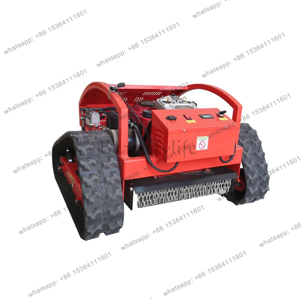 

Manufacturer crawler remote control lawn mower small lawn mower grass finishing remote control outlet