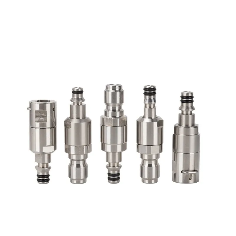 3/8 Female To 1/4 Quick Connect Adapter Self‑Lock Anti‑Tangle Fitting Fit Pressure Washer Hose Connection Accessory