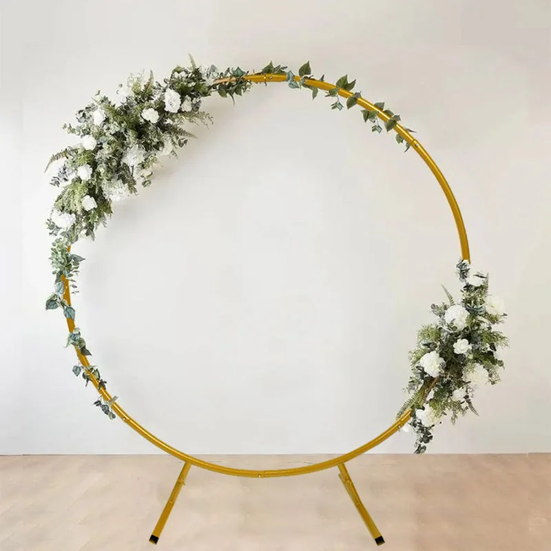 

1m Metal Wedding Arche Circular Balloon Stand Party Decoration Backdrop Arch Birthday Party Balloon Arch Baby Shower Decoration