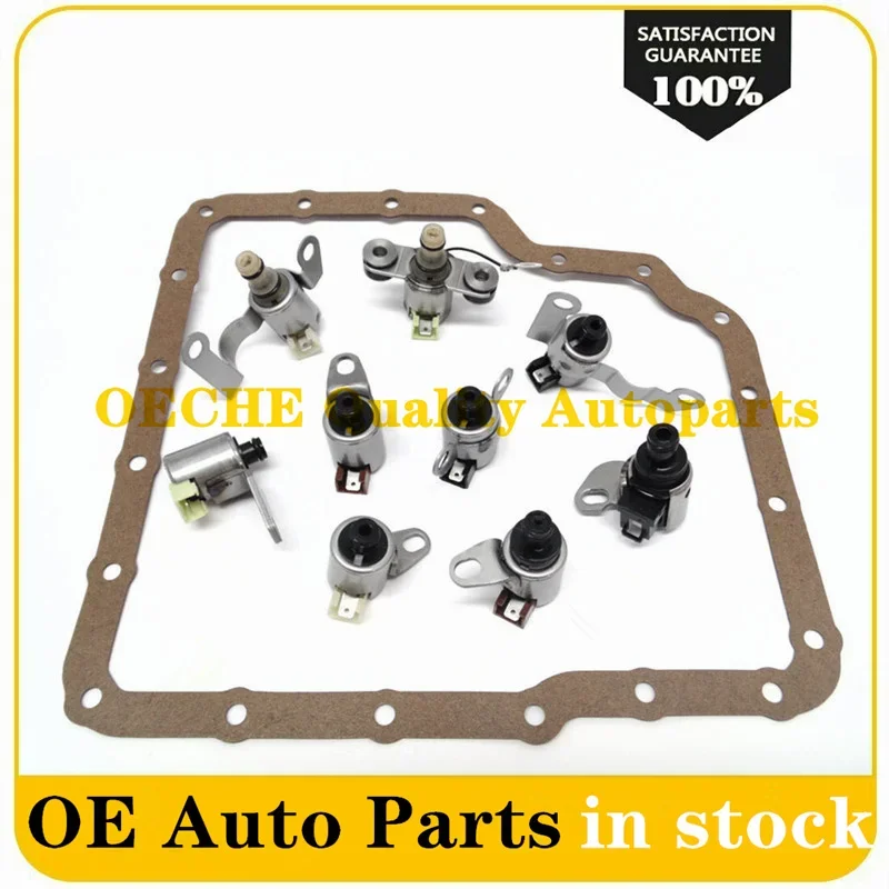 JF506E 09A 변속기 시프트 솔레노이드 기어 박스 키트 VW 골프 Jetta Jaguar & Freelander 모델 용 가스켓 세트 5Speed ​​FWD / AWD