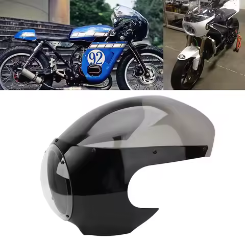 Headlight Fairing Front Cowl Cover For Harley Sportster 883 1200 XL Dyna Cafe Racer Bobber Motorcycle