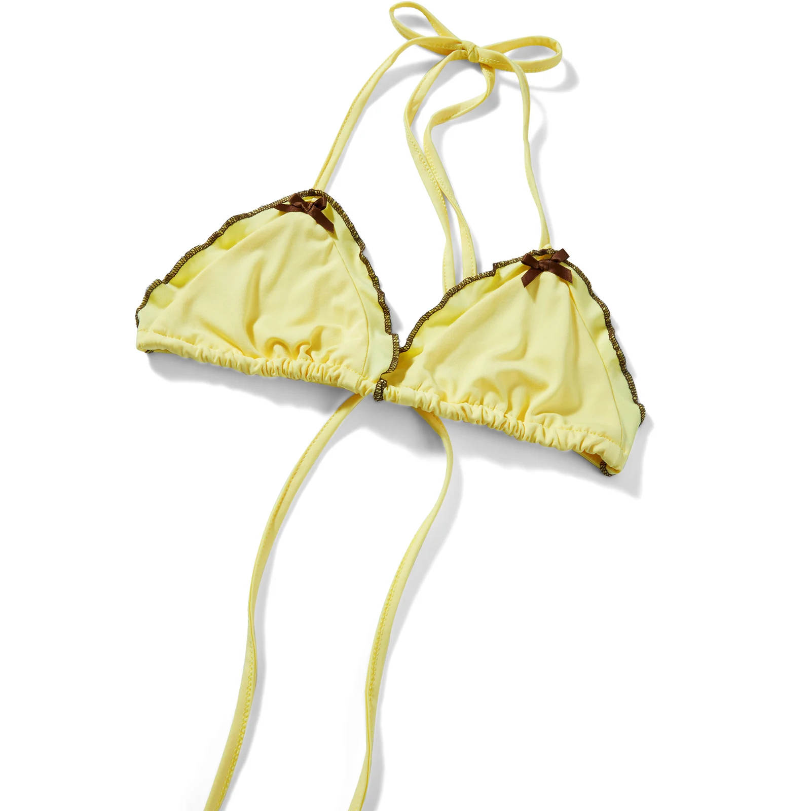 النساء 2 قطع ملابس السباحة المرقعة أكمام مبطن البرازيلي و الرتوش ثونغ قيعان بيكيني الشاطئ لباس سباحة مجموعة