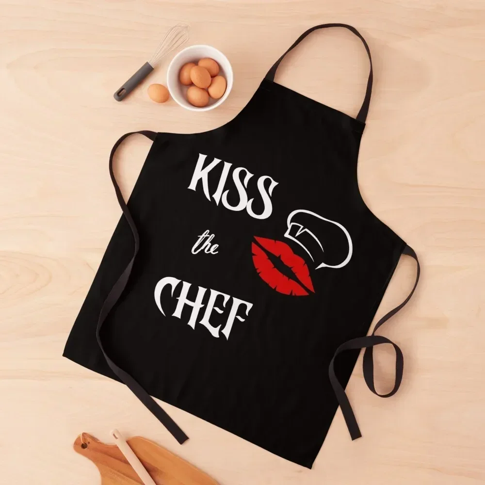 

Kiss the Chef Kitchen & restaurant Apron Restaurant Home Supplies Kitchen For Men Kitchen Things Apron