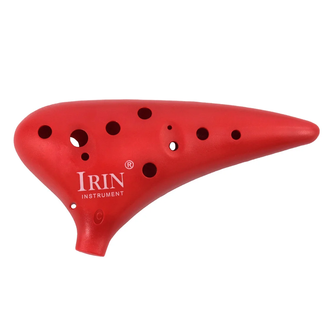 IRIN 12 Hole Pottery Flute ABS Plastic Ocarina Musical Instrument With Carrying Bag Accessories For Music Lover and Beginner