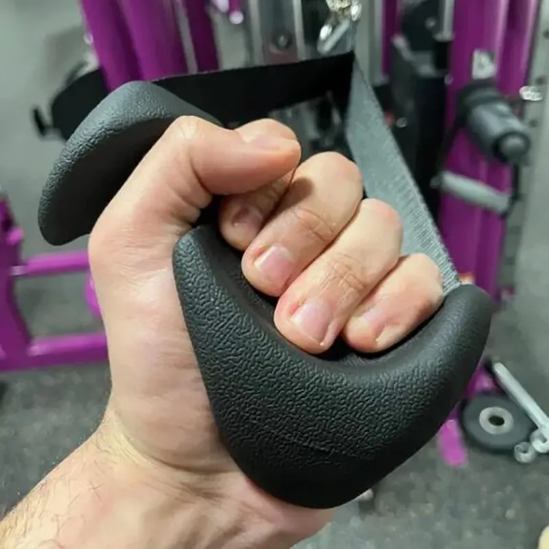 Barra extraíble para máquina de cables, accesorios para cables de entrenamiento de tríceps, accesorios ergonómicos para tirar hacia abajo de cuerda de tríceps, manijas de gimnasio