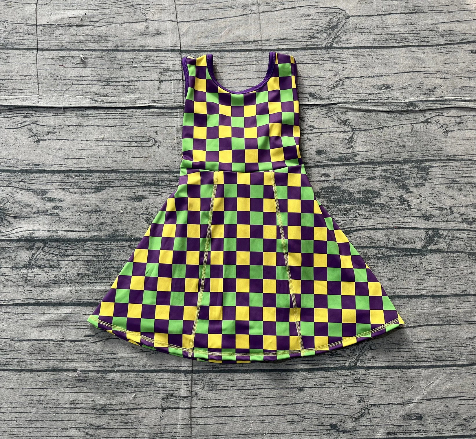 

Z1118-18 GSD2946 Presale Kids Girls Clothes Sleeveless Baby Fashion Dress