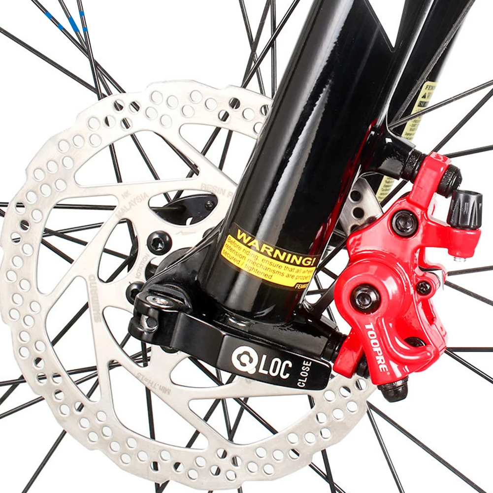 TOOPRE Aluminum Alloy MTB Bicycle Disc Brake Mountain Road Bike Mechanical Caliper Disc Brakes Cycling Double Brake Accessories